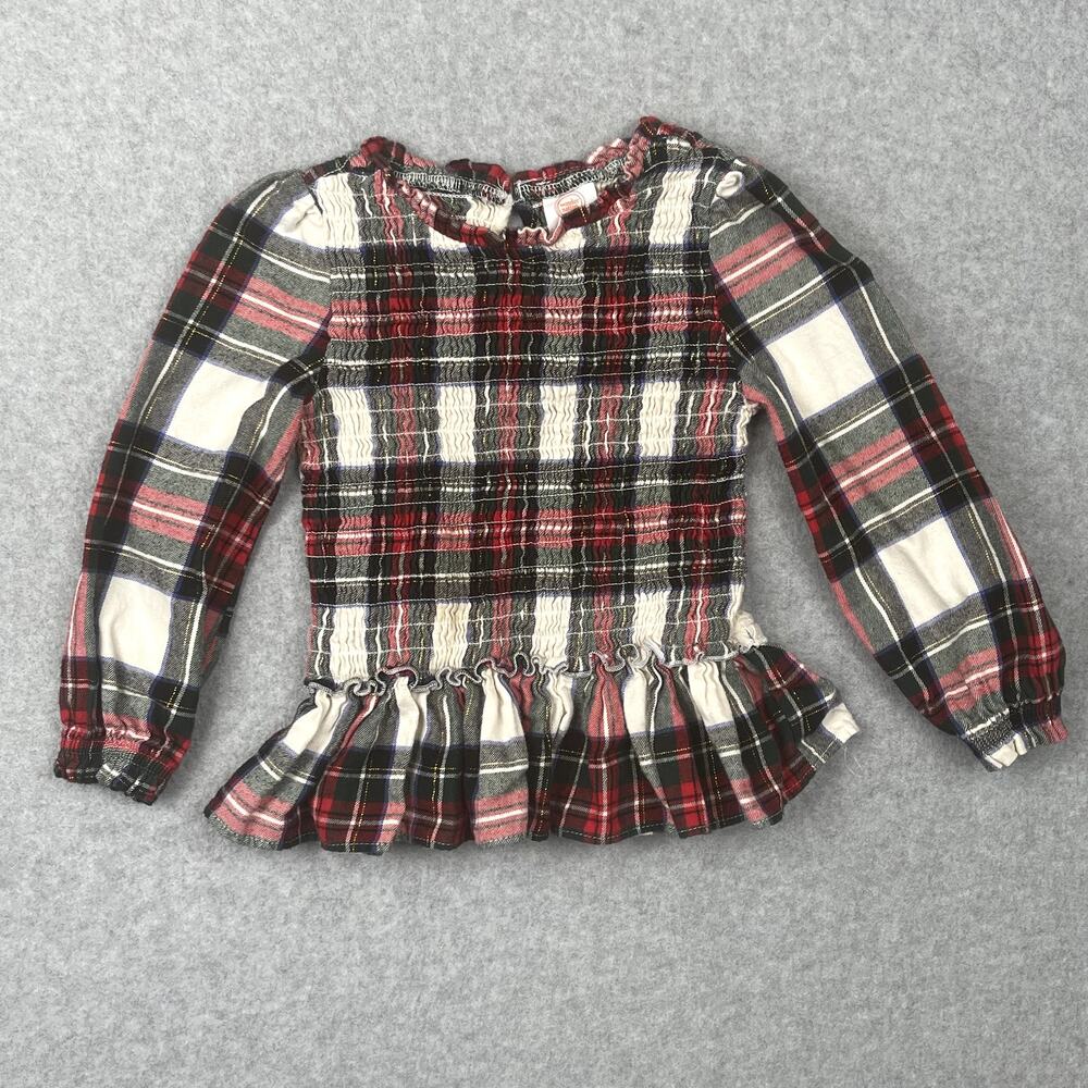 Wonder Nation Plaid Tunic Top Size 3T
